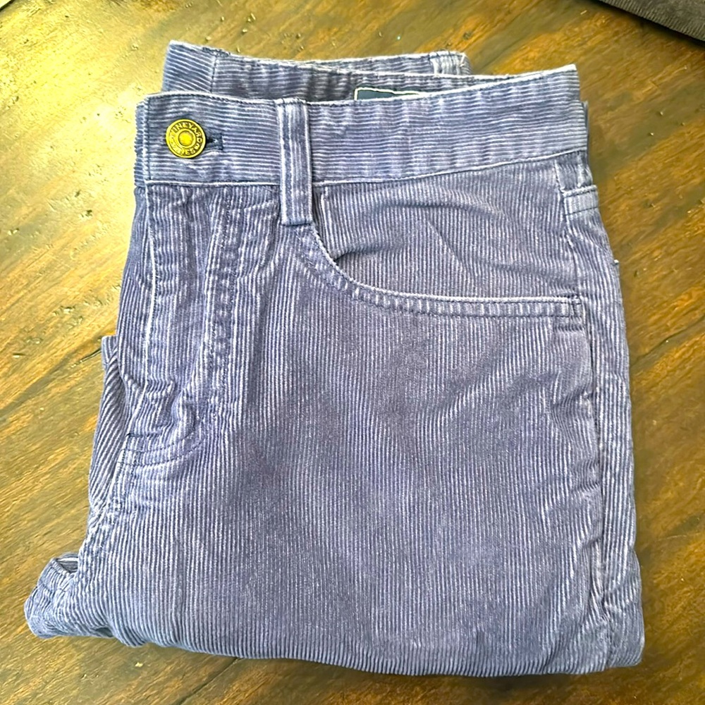 Men’s blue vineyard vines blue corduroy pants straight leg 28x30